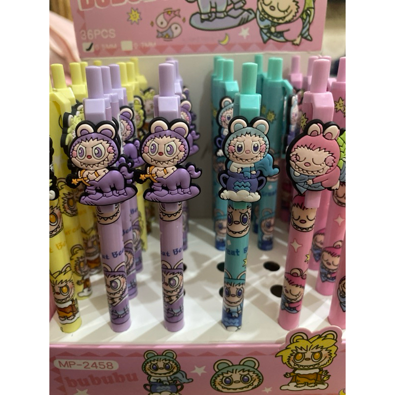 

pensil mekanik labubu ( 2 pensil )