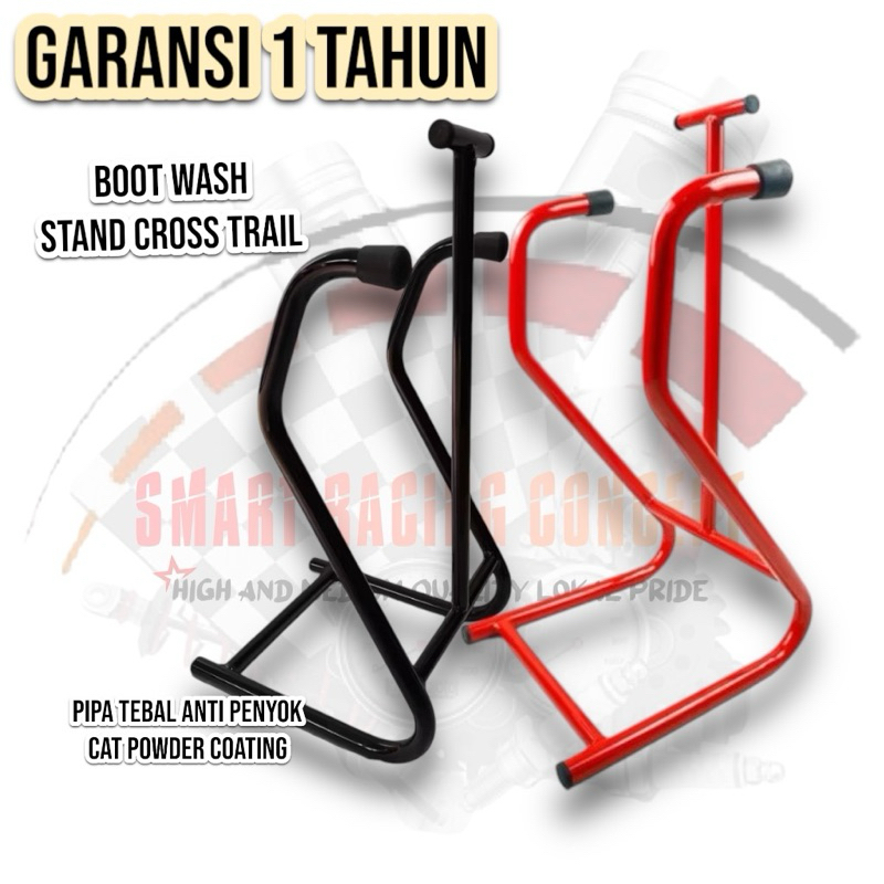 boot wash stand cuci jemuran sepatu helm trail universal