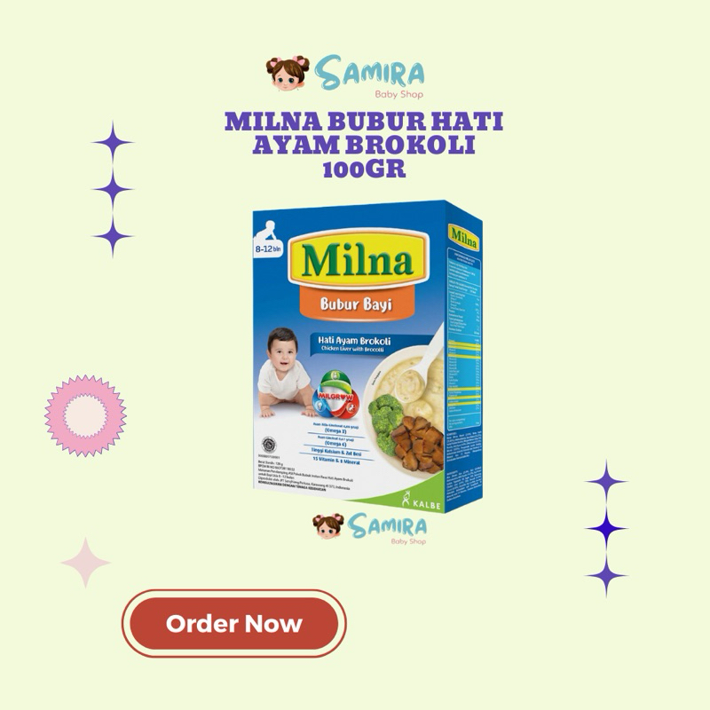 

Milna bubur hati ayam brokoli 100gr Bubur Bayi Makanan Bayi