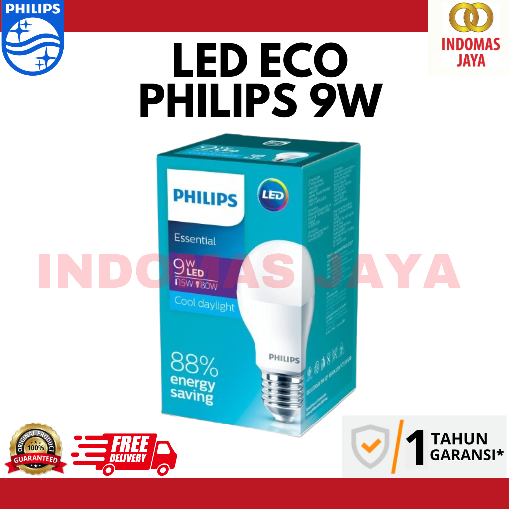 Led Philips Essential 9W / Philips Essential LED Bulb 9W