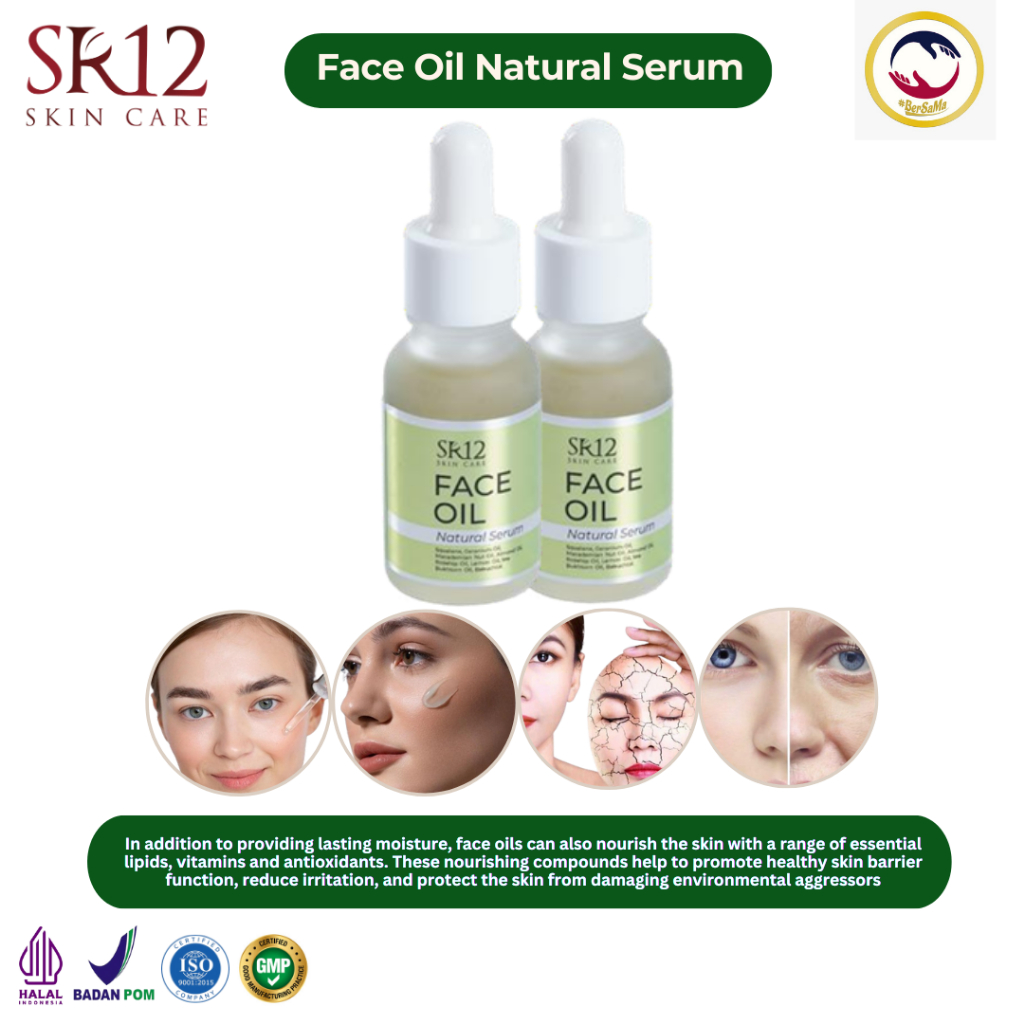 Serum Face Oil Natural Anti Aging Facial Oil Serum Essential Pencerah Wajah untuk Semua Jenis Kulit