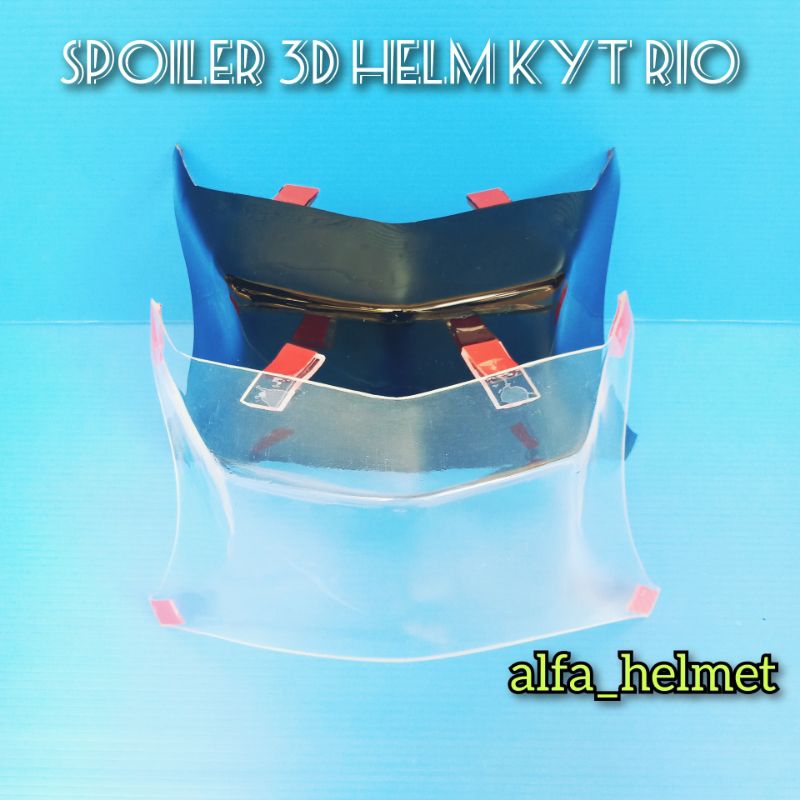 Spoiler 3D Helm KYT R10 / 3D Helm KYT R 10 • akrilik