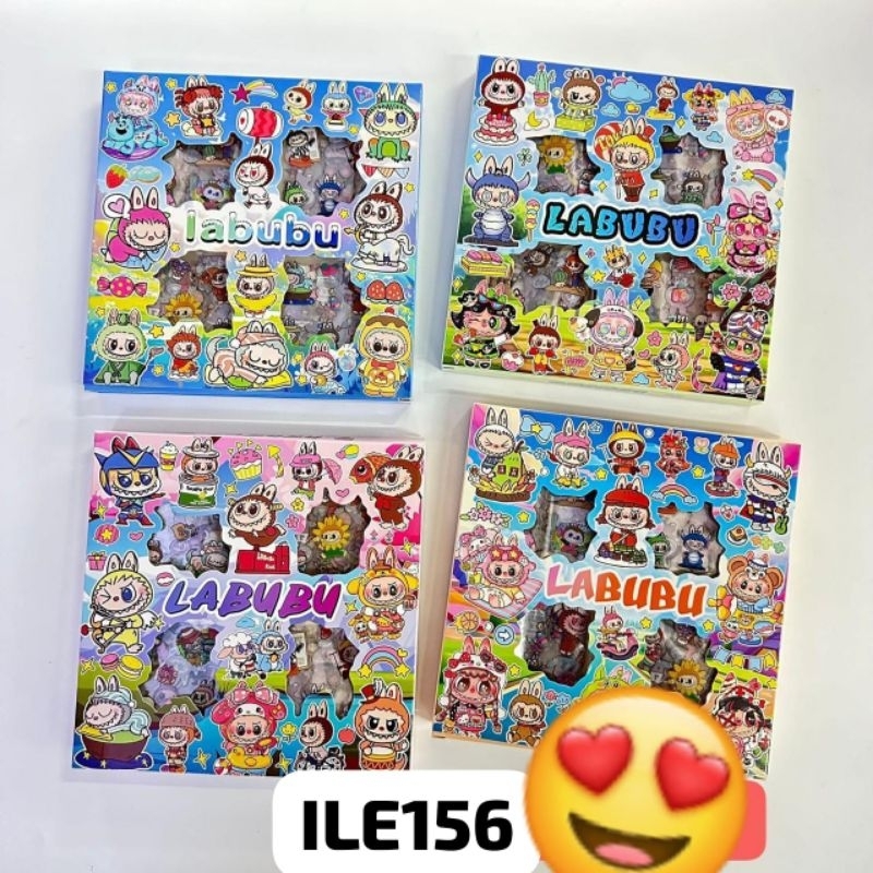 

sticker labubu sticker hologram stiker momo sticker crybaby stiker molly