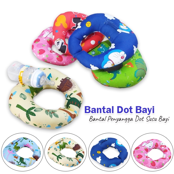 Bantal Dot Susu Bayi Bantal Penyangga Dot Bayi Murah Motif Karakter