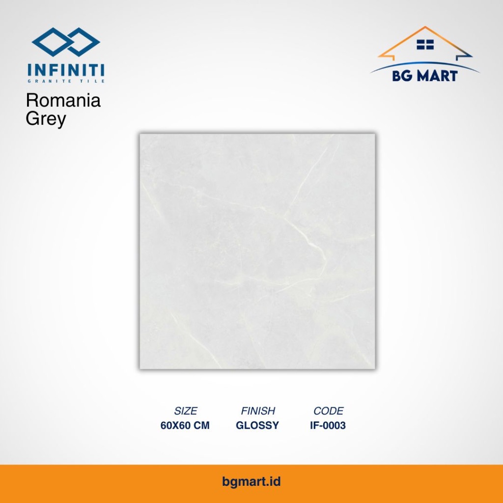 INFINITI Granit Lantai 60x60 Romania Grey KW A