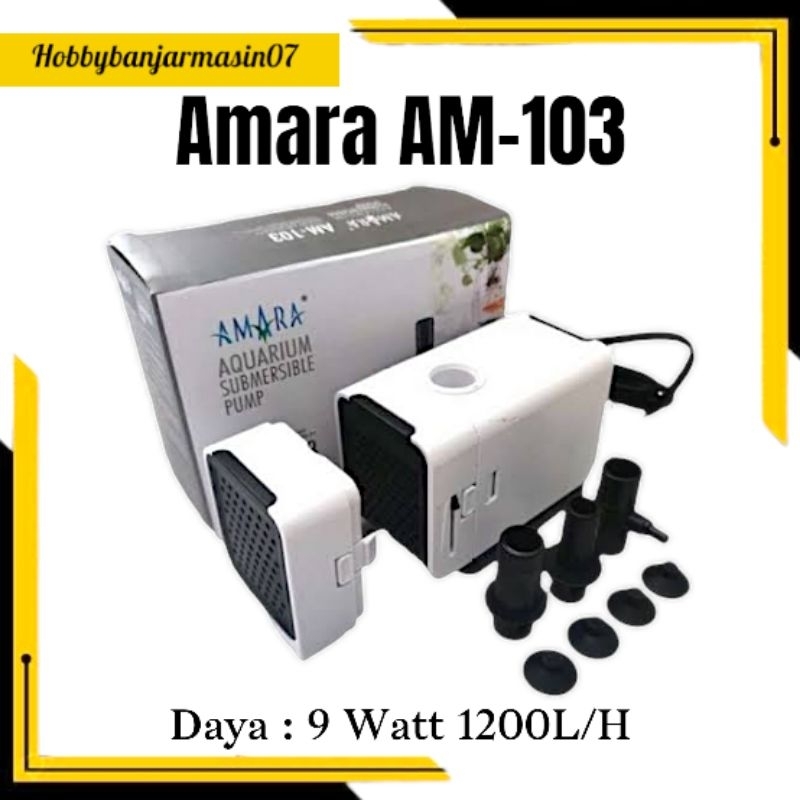 AMARA AM 103 MESIN POMPA AQUARIUM MESIN FILTER AQUARIUM MESIN AIR AQUARIUM