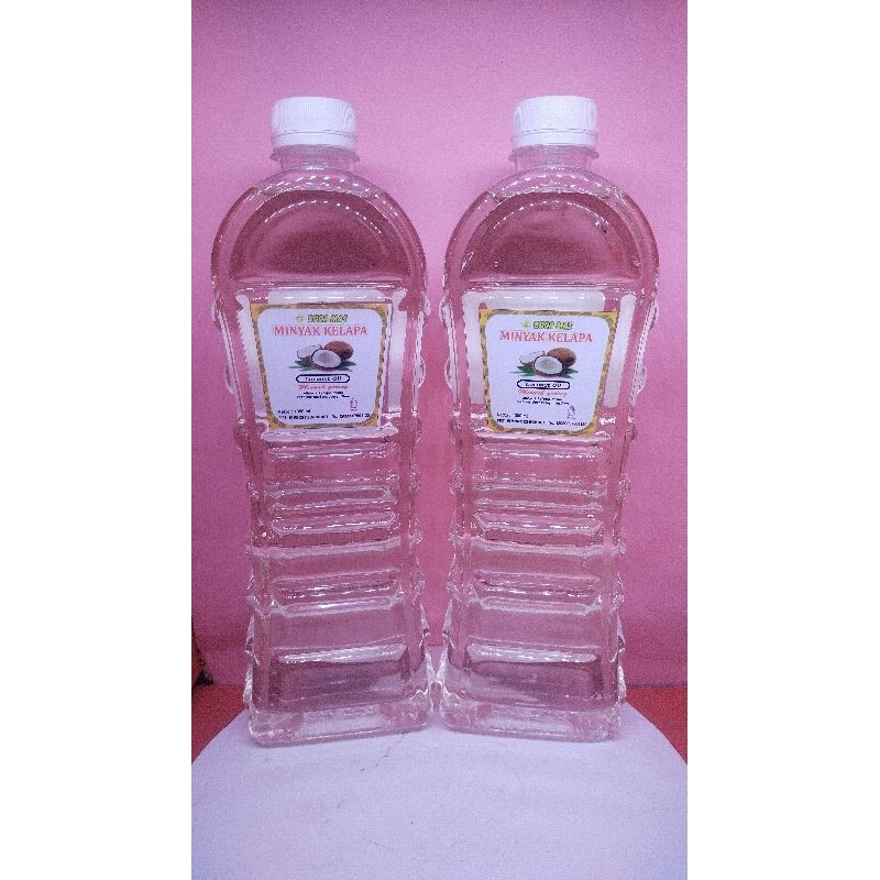 

MINYAK GORENG KELAPA SEHAT 2 BOTOL (2 LITER) | 2 BOTOL isi 1 Liter perbotol