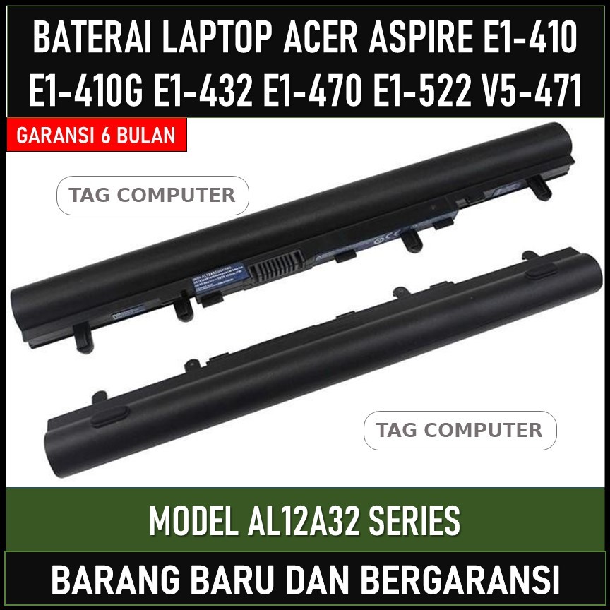 BATERAI LAPTOP ACER ASPIRE E1-410 E1-410G E1-432 E1-470 E1-522 V5-471