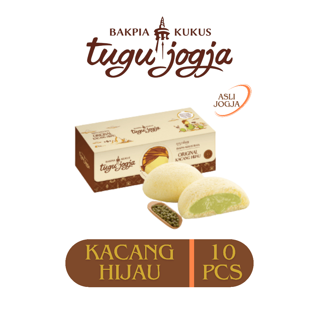 

Bakpia Kukus Tugu Jogja Travel Pack Isi 10 Rasa Kacang Hijau