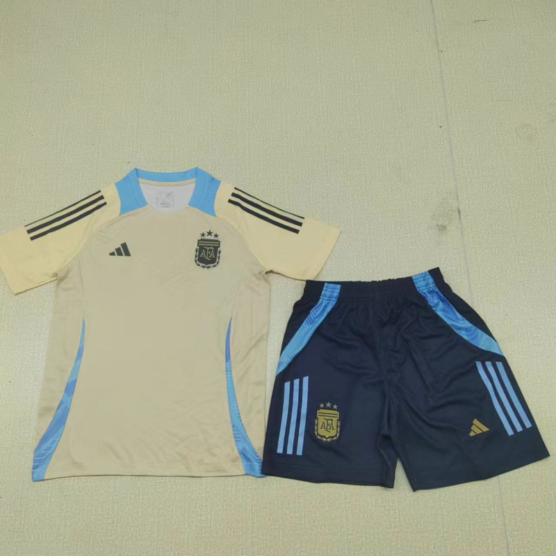 (FULL SET JERSEY CELANA) JERSEY STELAN ARGENTINA TRAINING 2025 GRADE ORI