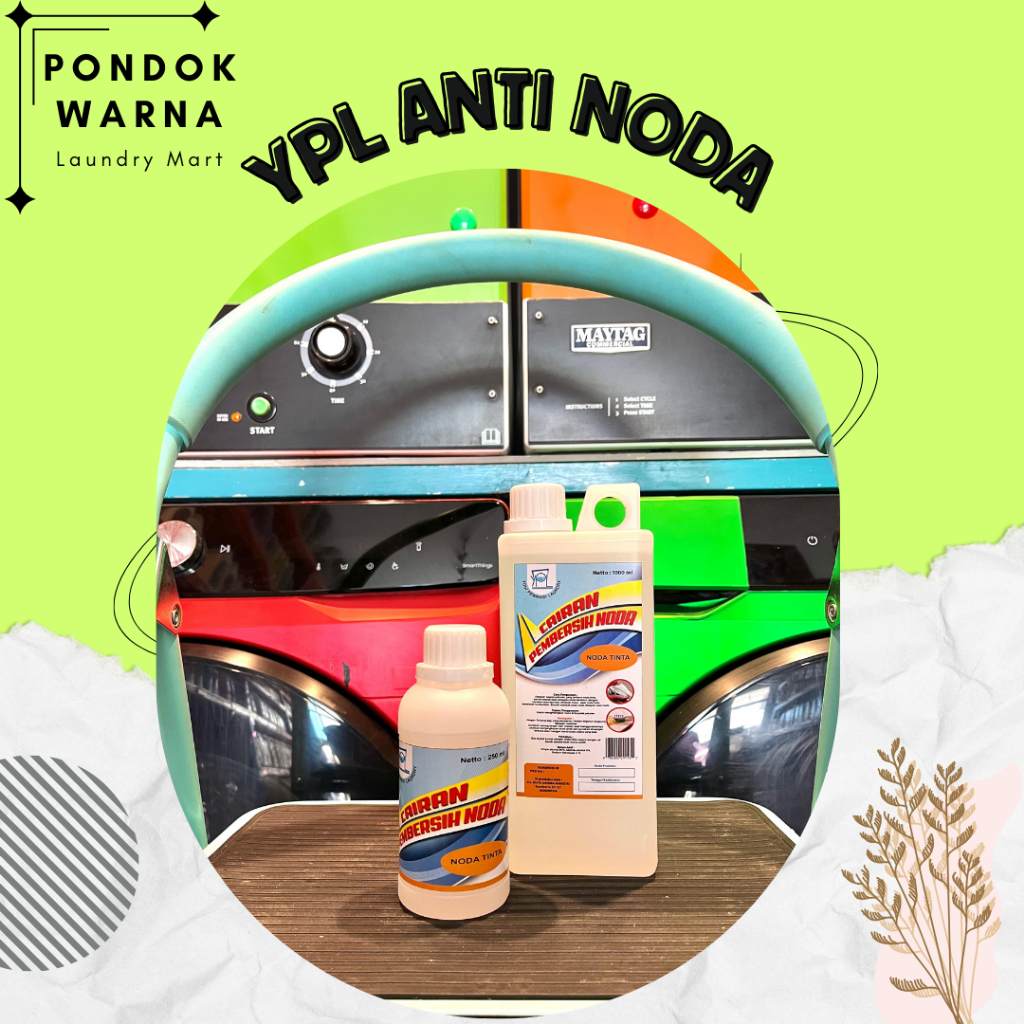 Anti noda pakaian / YPL Anti noda / 1L dan 250ml