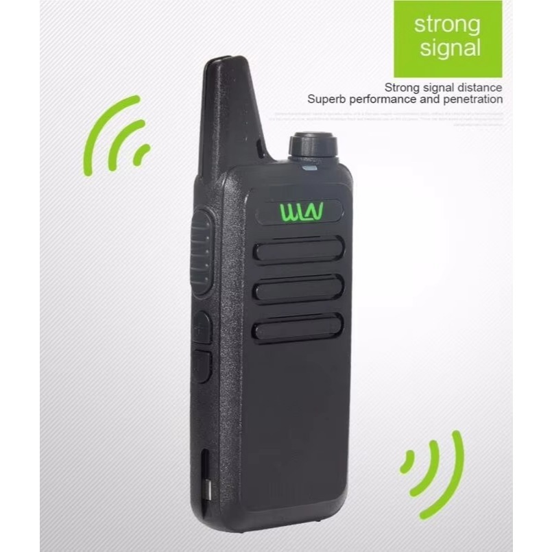 HT WLAN Hitam Fullset Handy Talky Dua Arah TNI Militer
