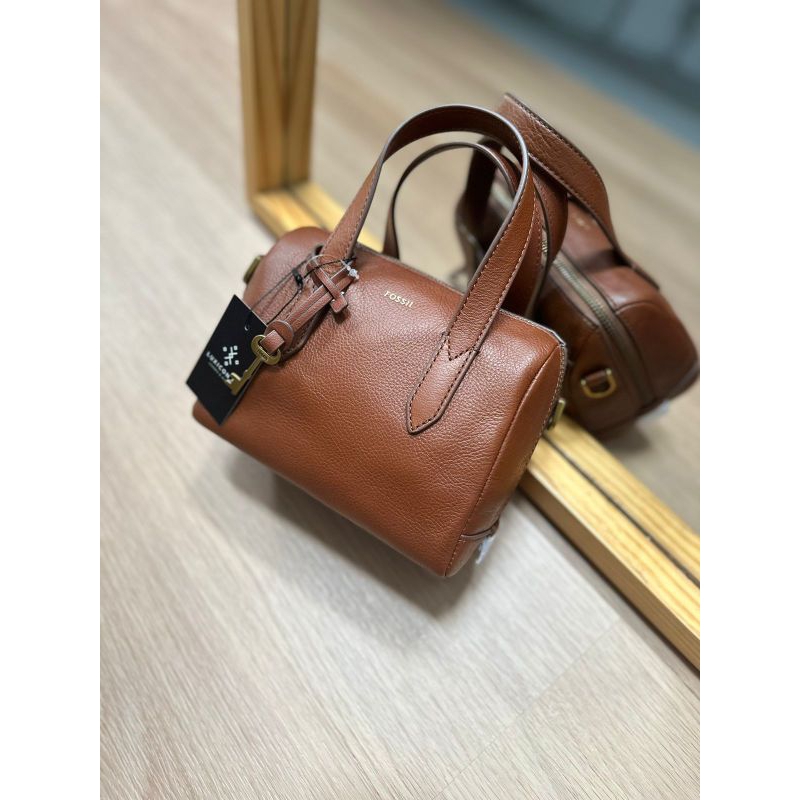 F0ssiI Sydney Mini Satchel Brown
