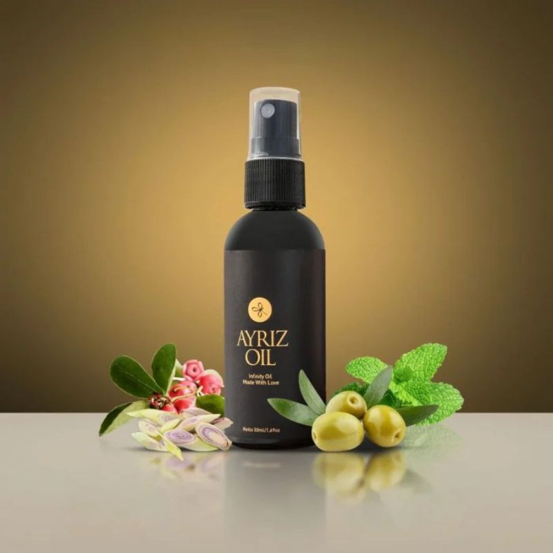 AYRIZ OIL TRAVEL SIZE 50ML DAN 100ML MINYAK TERAPI HERBAL MINYAK TERAPI