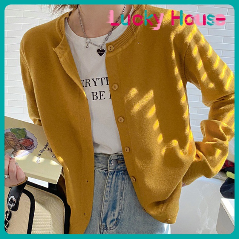 LUCKY HOUSE——Cardigan Vierlin Soft Knit Import - Outer Wanita Knit - Kardigan Wanita Rajut Import Ha