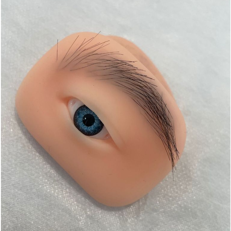 Practice Latex 5D eyes/ Kulit latihan untuk belajar sulam alis/kulit latihan coloning hair/PMU