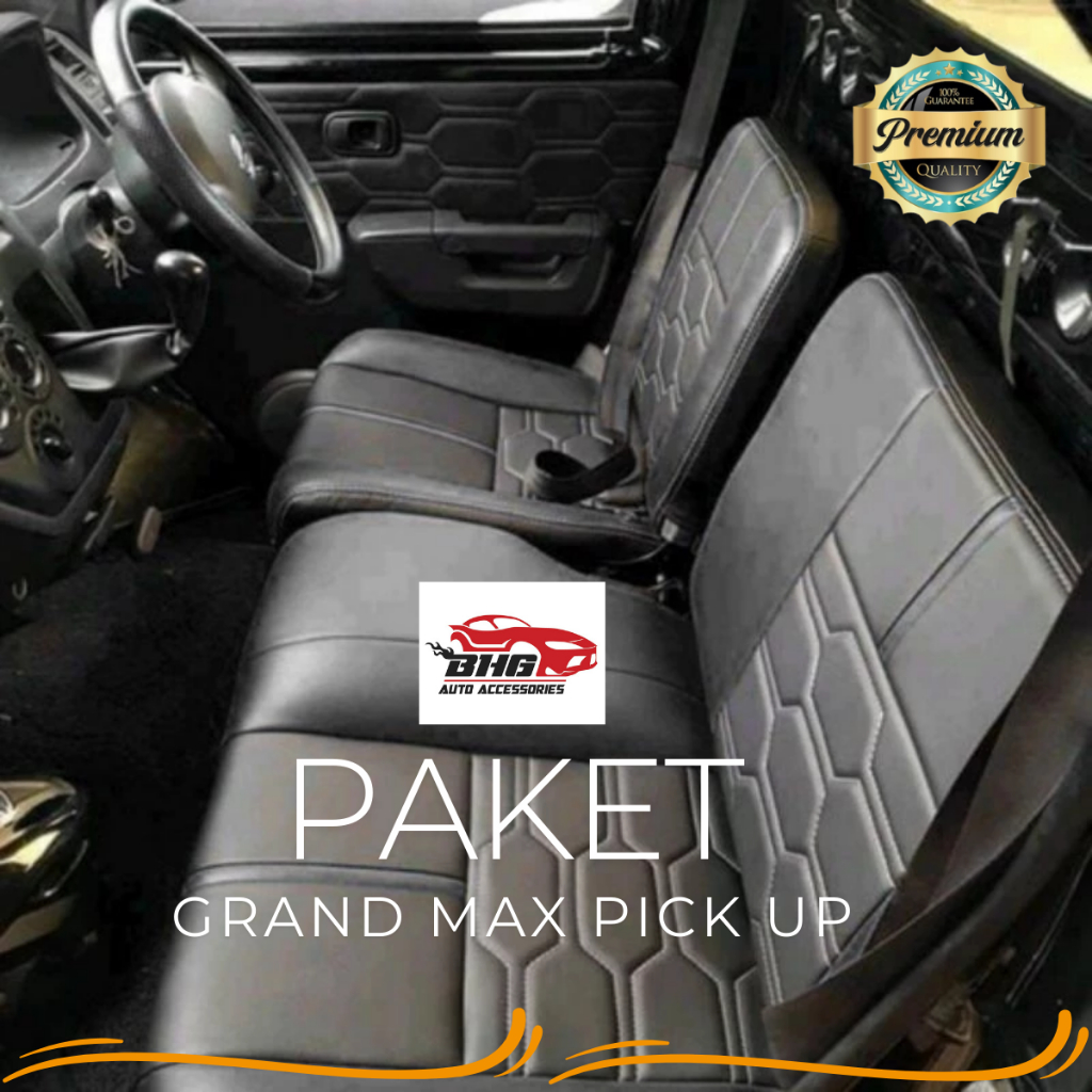 SARUNG JOK MOBIL GRAND MAX PICK UP (PAKET) SARUNG JOK, PLAFON, KABIN, BAKLEDING, SARUNG STIR
