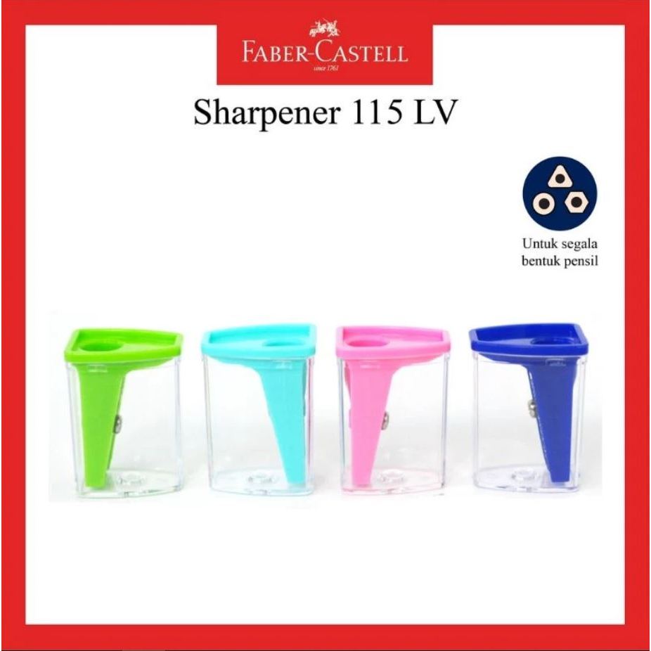 

Sharpener 115 LV Faber Castell / Rautan tempat 115 LV Faber Castell