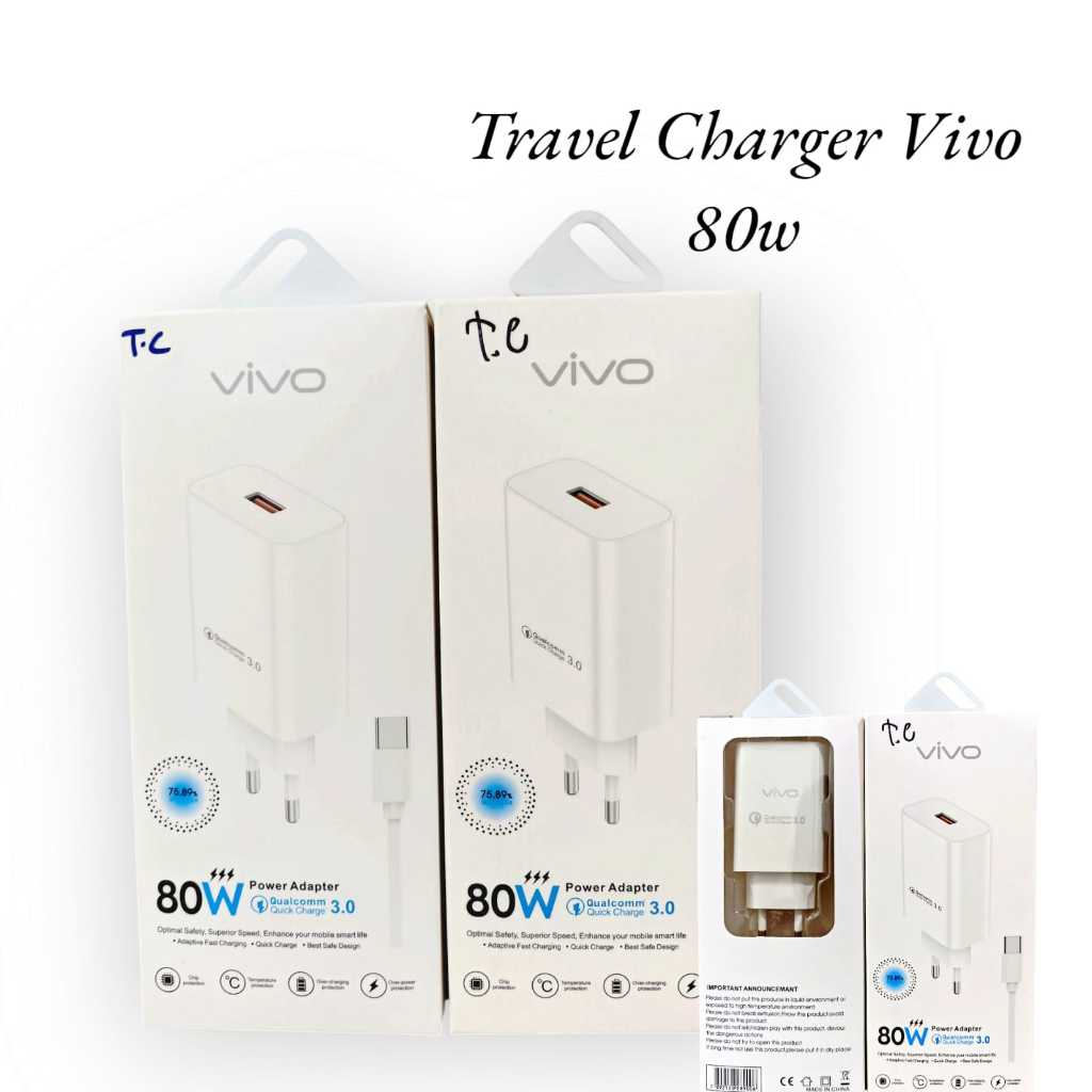Travel Charger VIVO 120W Qualcomm Quick Charge 3.0 NEW