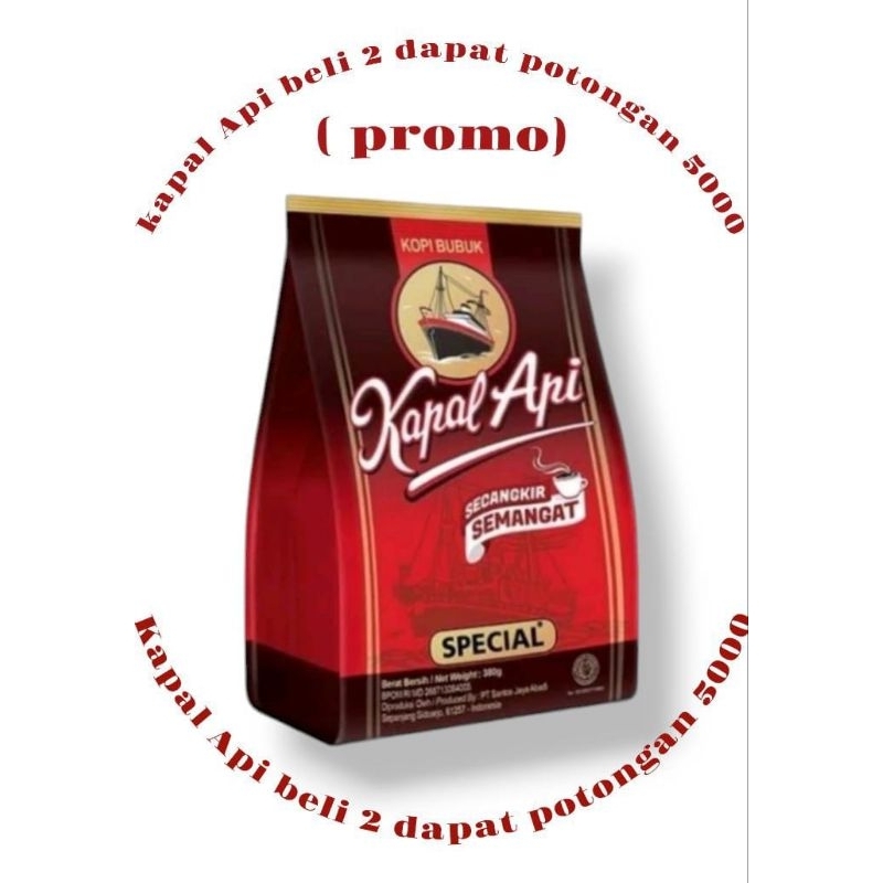 

(Promo)Kapal Api Kopi Bubuk Special Merah