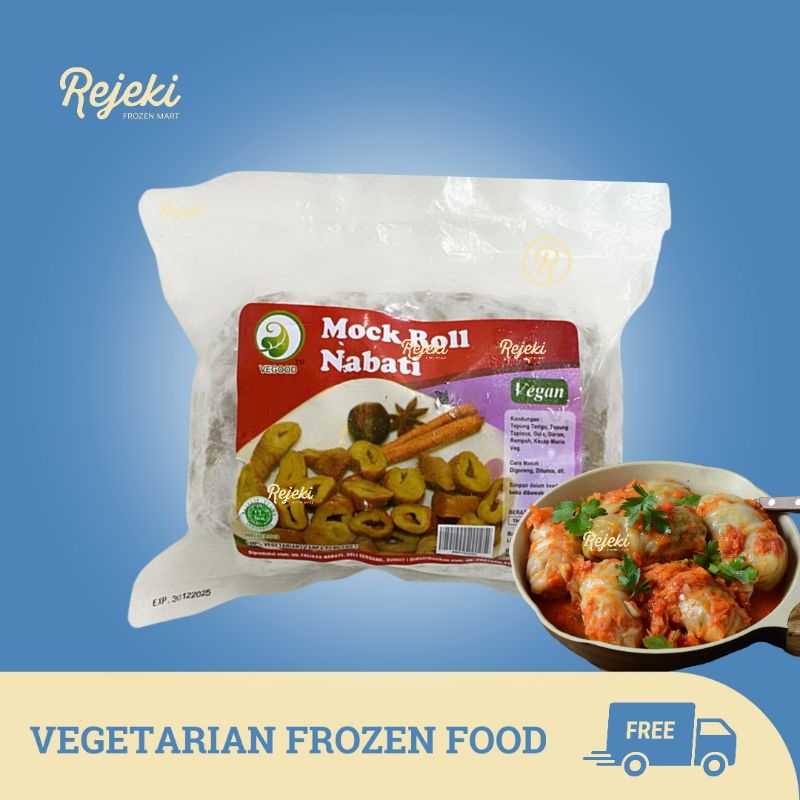 

Vegood Mock Roll Daging Vegetarian 1kg - Rejeki Frozen Moyo