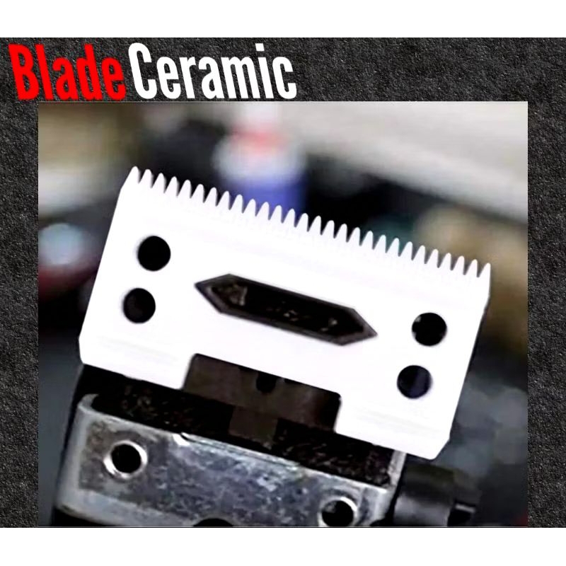 COD Sparepart Mata Pisau Ceramic Pangkas Cukur Cukuran Rambut Clipper KERAMIK Tajam