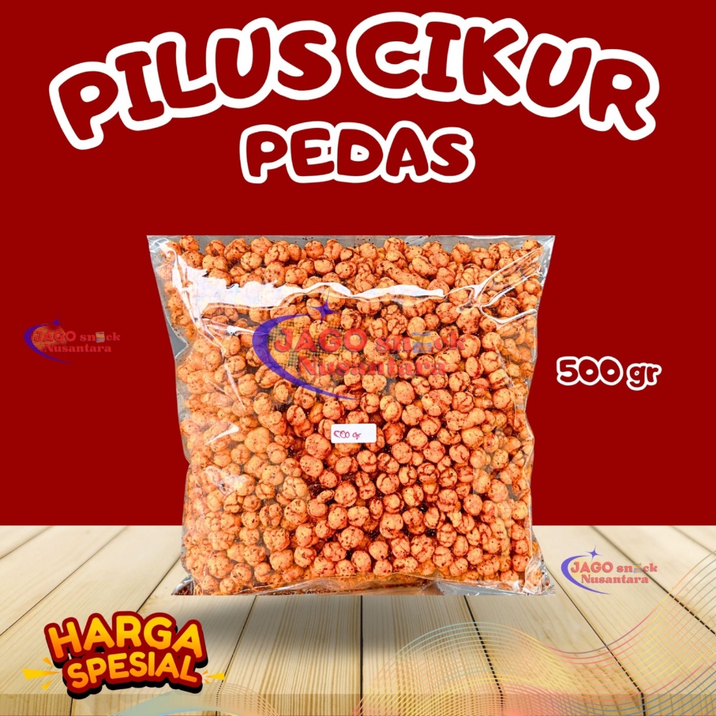 

Pilus Cikur Pedas Geprek 500gr - Jago Snack Nusantara