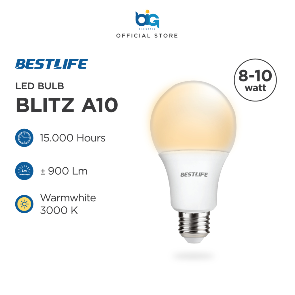 BESTLIFE Lampu LED Bulb 10 W 3000 K