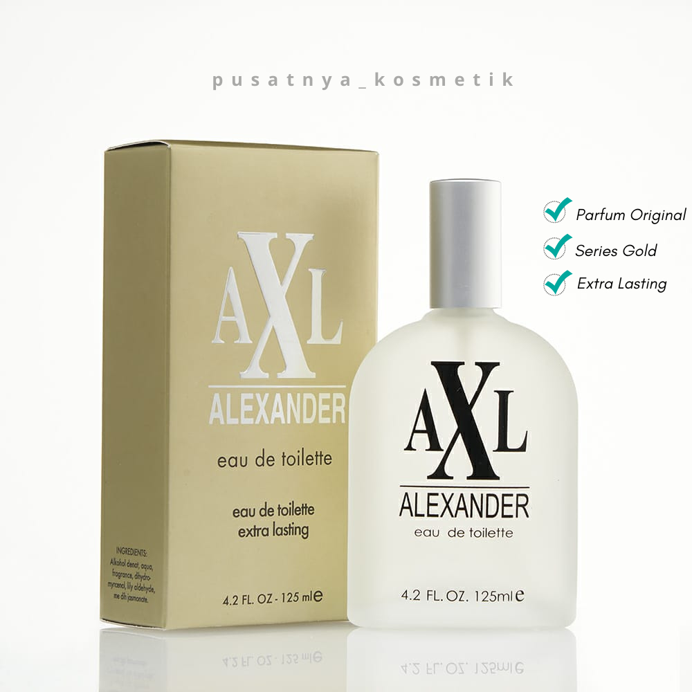 PARFUM AXL ALEXANDER EAU DE TOILETTE 125ML GOLD