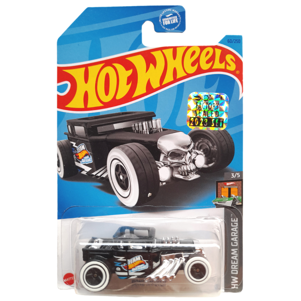 Hot Wheels Bone Shaker Team Hot Wheels The Origin of Awesome Black Factory Sealed