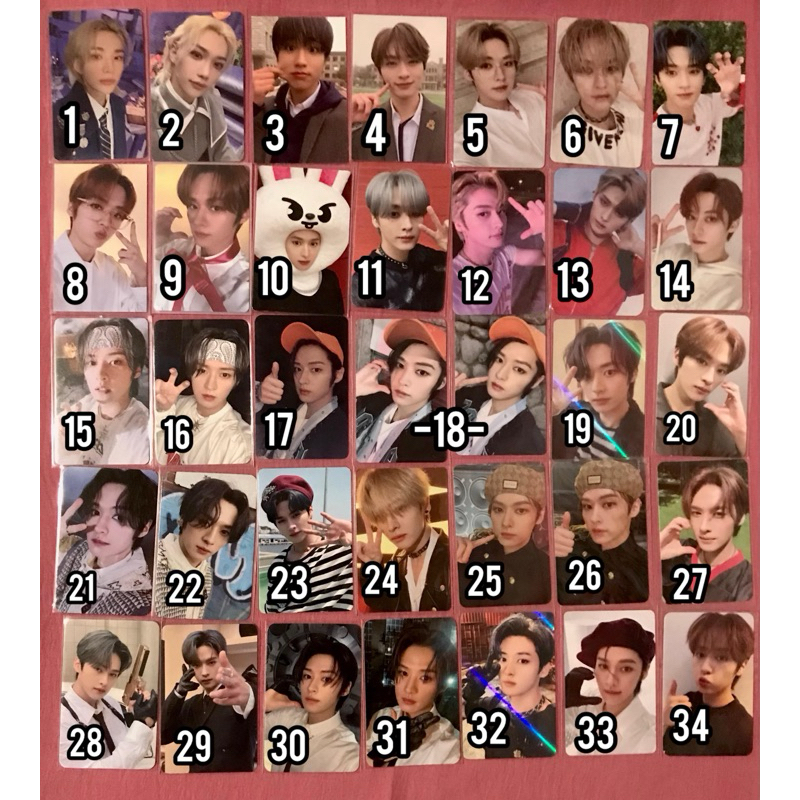 Pc POB photocard Lee know lino straykids skz