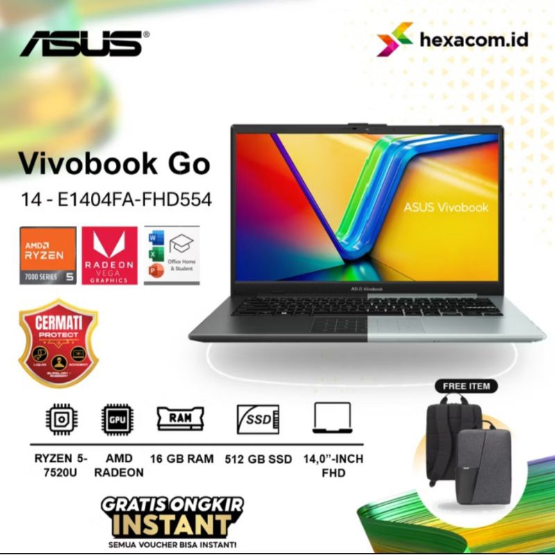 ASUS Vivobook Go 14Model E1404FA (Second)