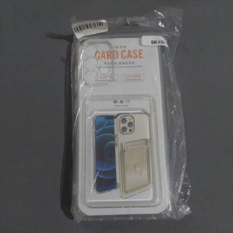 Clear Card Case Samsung A52/A52S