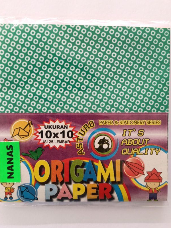 

ASTURO Kertas Origami Motif Nanas 10X10