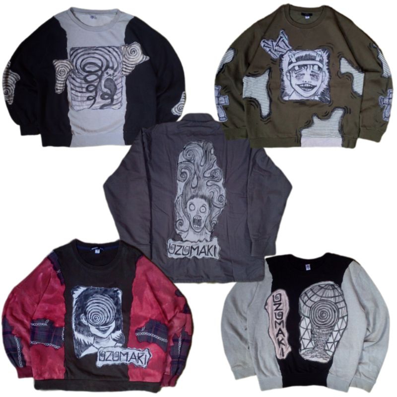 Crewneck Reworked Junji Ito Collection Anime Manga no hoodie