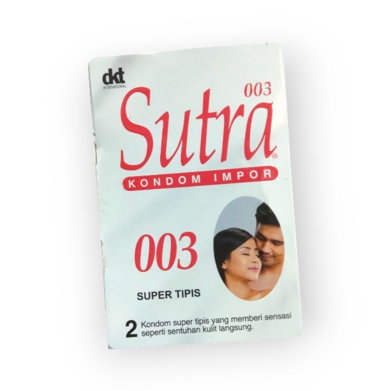 SUTRA 003/ kondom impor/ sutra 003 super tipis privasi aman