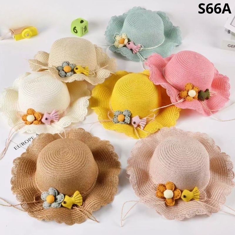 topi anak cewek/topi anak lucu / topi anak perempuan/ topi anak pantai