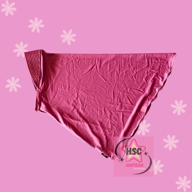 Jilbab SD Merah Polos Jersey