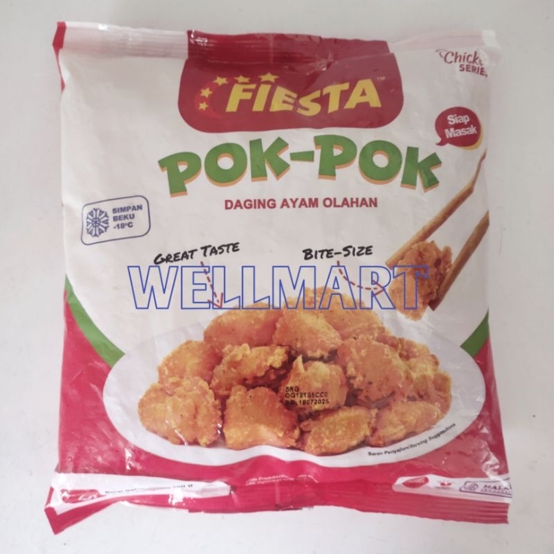 

Fiesta Pok Pok 400gr Daging Ayam Olahan Chicken Nugget