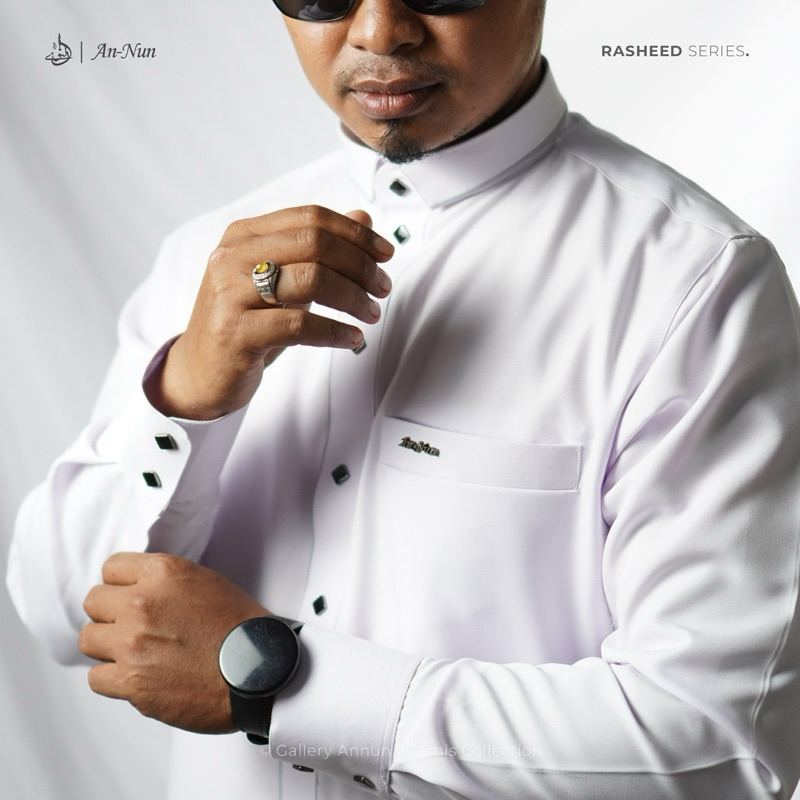 JUBAH GAMIS PREMIUM ANNUN RASHEED 2 (white)