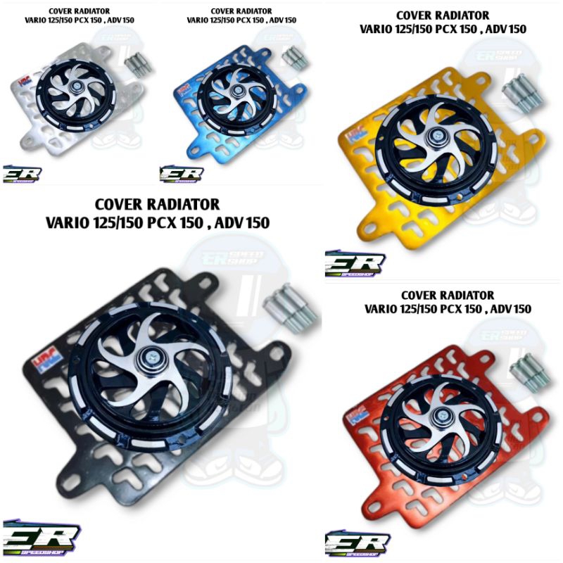 Cover Radiator Vario 125/150 PCX 150 ADV 150 set spiner spinner tutup cover set spiner vario PCX
