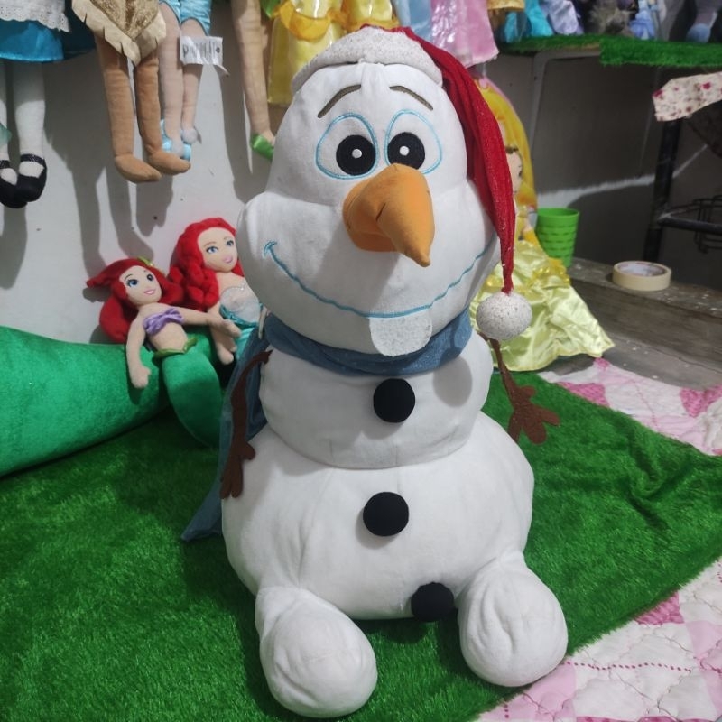 Boneka salju Olaf frozen Natal jumbo