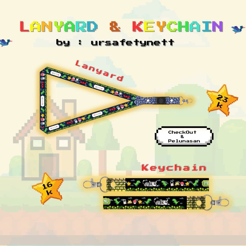 

[Pelunasan] Lanyard & Keychain by ursafetynett