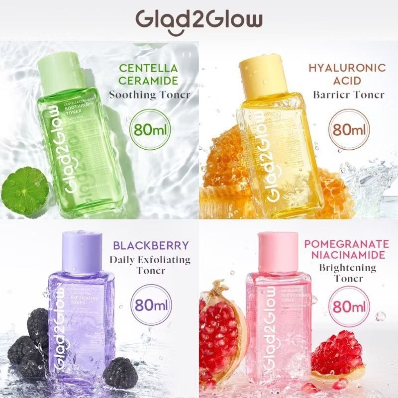 SKINKOS_SIDOARJO - TONER GLAD2GLOW SERIES | toner g2g skinbarier| toner g2g exfoliating| toner g2g j