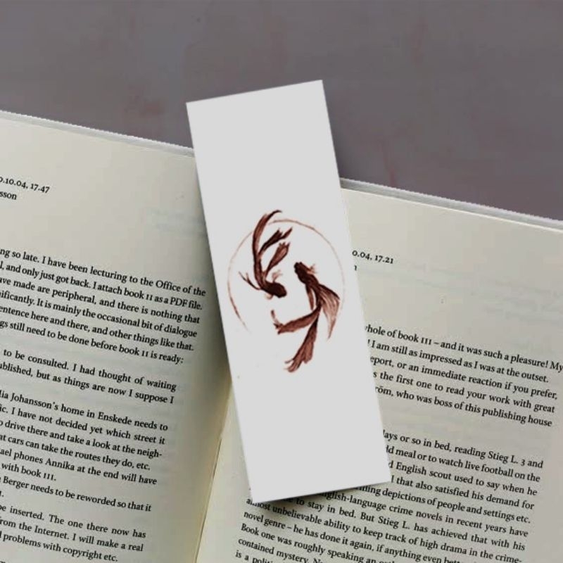 

[10 PCS] Bookmark Pembatas Buku Japanese Painting Series Vintage Estetik Elegan