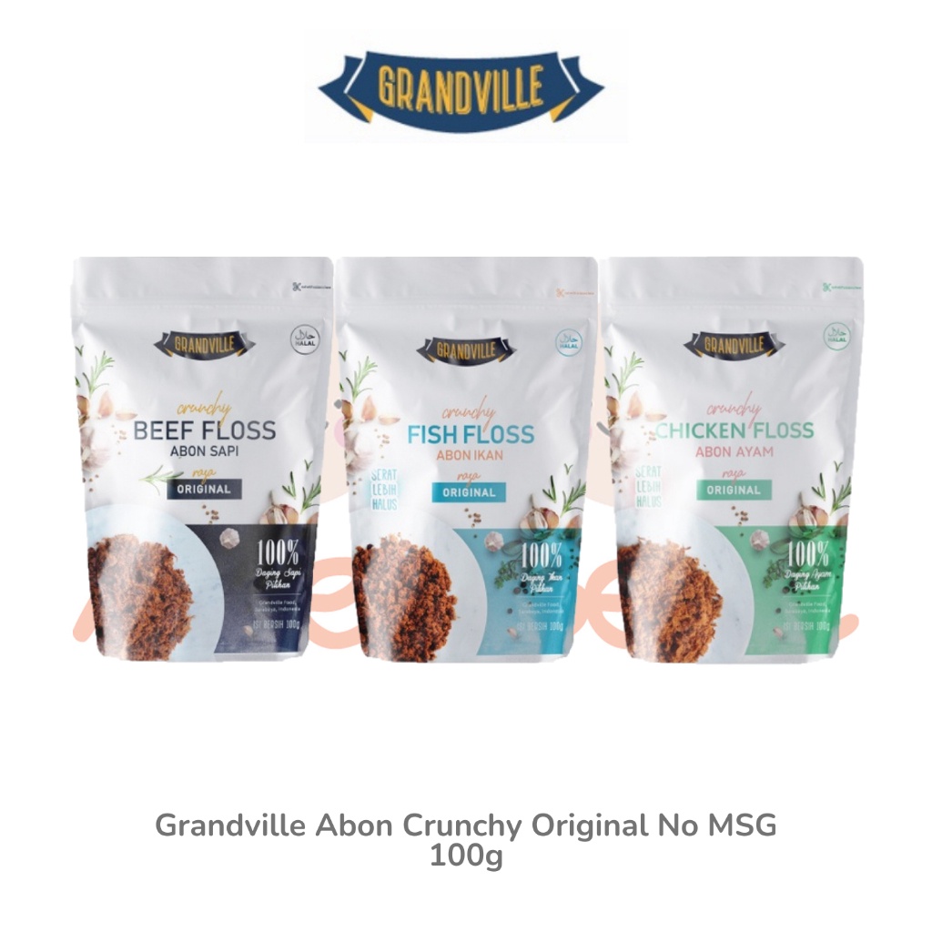 

Potongan 5 Item Grandville Abon MPASI Crunchy No MSG Tanpa Pengawet Rasa Original 1g A94
