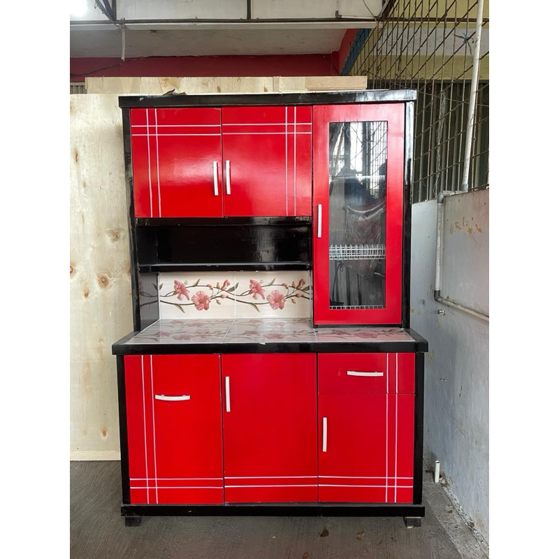 Rak Sayur / Rak Sayur body hitam / Rak dapur / rak piring 3 pintu
