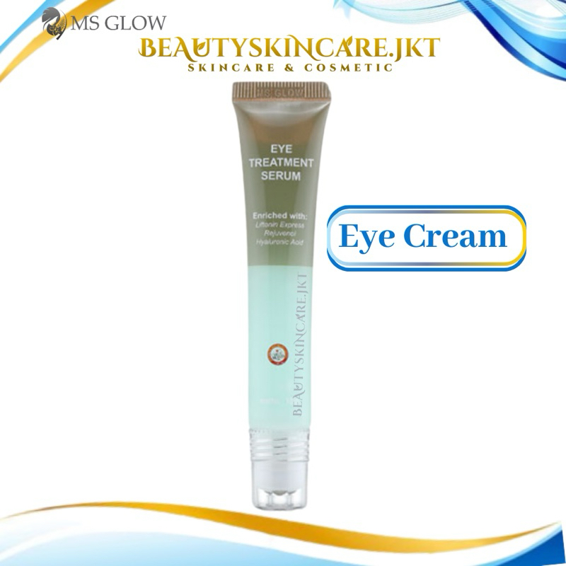 Ms Glow Eye Treatment Serum | Cream Penghilang Mata Panda