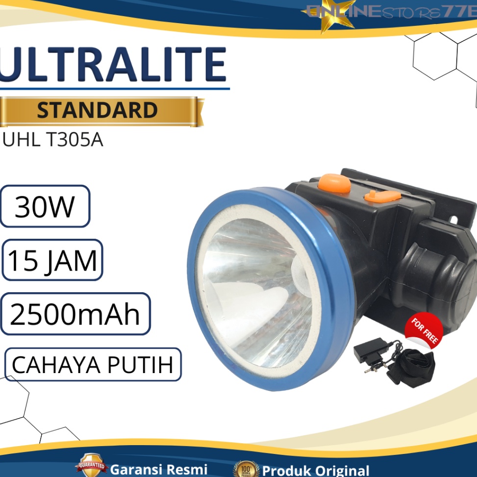 Special Order SENTER KEPALA ULTRALITE  SENTER KEPALA PREMIUM BERKUALITAS  SENTER KEPALA CAS ULANG  S