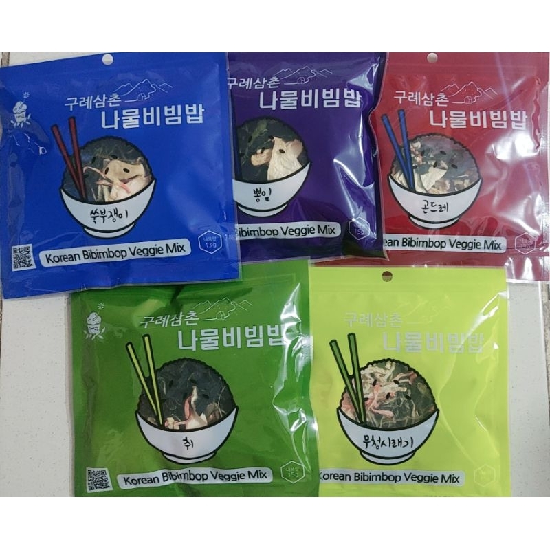 

K-Bibimbap sayuran 15g / 5+1 set